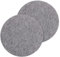 Gatuida 2pcs Vinyl Recorder Mats Slip Felt Turntable Slipmats Record Player Cushions for Enhanced Sound Quality Lightweight Design for Vinyl Record Lovers
