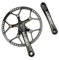 KBOLAE Bike Kettenblatt Breit Single 3-8 Gang 45T-58T 130BCD Kettenrad Ritzel 47T, Schwarz