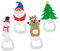 Holibanna 4 pezzi Apribottiglie Natalizio Apribottiglie Tema Festivo Gadget per Feste Natale e Picnic per Regali e Uso