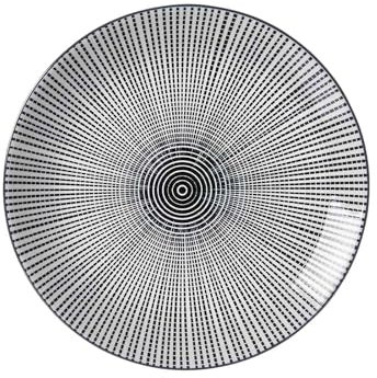 Flirt by R&B Geschirr-Serie Takeo Stripes Größe Frühstücksteller 21,5 cm Takeo Stripes