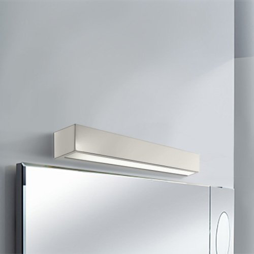 Decor Walther Box Wandleuchte LED, Nickel satiniert, 80 cm