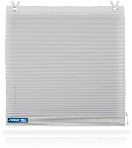 TEXMAXX® Raffrollo 60 x 140 cm - Ohne Bohren, Mit Ösen oder Hakenaufhängung - Blickdicht - Ösenrollo - Inkl. Zubehör