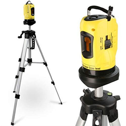Professionnel Niveau Laser Croix 2 Lignes, Laser Rouge Horizontal et Verticale, UsageIntérieur et Extérieur, Projecteur infrarouge