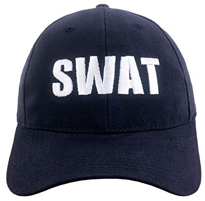 MFAZ Morefaz Ltd Baseball Mütze SWAT Herren Damen Cap Caps Snapback with Adjustable Strap (Cap Nave Swat)