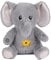 Cuteoy Plüsch Grauer Elefant Stern Projektor Musikalisch Einstellbar Singend Nachtlicht Gefüllte Tiere Leuchtende Kawaii Plüschtiere Spielzeug Geschenke für Kinder