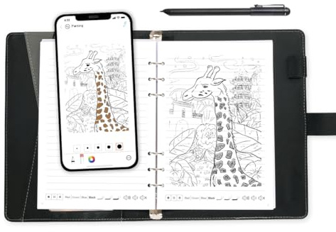 Ophaya 2 in 1 Digital Pen Smart Pen Writing Set, Includes Smartpen, Notebook, Use with Ophaya App for Notes Taking, Recording, Storing
