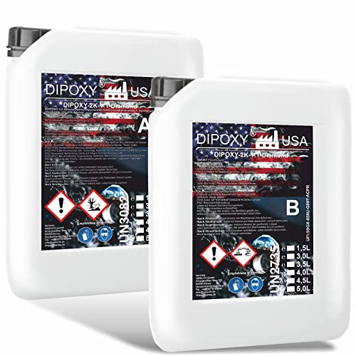 Epoxidharz 1:1 Diamond MAX-UV glasklar Gießharz 2K Harz+Härter 0,1-10cm 30L 15L A + 15LB)