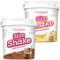GymQueen Slim Shake 2x420g, Schokolade + Banana Milkshake, Leckerer Diät-Shake zum einfachen Abnehmen, Mahlzeitersatz mit wichtigen Vitaminen und Nährstoffen, nur 250 kcal pro Portion