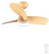 Cecotec - Deckenventilatoren mit Licht EnergySilence Aero 3050 Orange, 35 W, DC -Motor, Durchmesser 36 Zoll mit LED -Licht, Fernbedienung, Timer, 6 Geschwindigkeiten und 3 Klingen