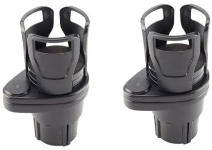 ibasenice 2st Organizer Für Die Aufbewahrung Von Autobechern Wasserflaschenhalter LKW-getränkehalter Getränkehalter Für Kinderwagen Auto-Becher-Organizer MTB-Flasche Fänger Fahrrad Rotieren