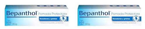 Bepanthol Pomada Protectora Hidratante, Protege y Regenera la Piel Seca, Irritada o Sensibilizada por Factores Externos, 30 g (Paquete de 2)