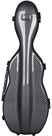 Fachmann Geigenkoffer Geigenkoffer In 4/4-Größe Carbon-Faser-Geigenkoffer-Rucksack, Tragbar, Tragbar, Leicht Geigenkoffer (Color : 01)