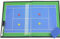 KEJIAWU Tennis-Coaching-Tafel, Trainer-Klemmbrett, taktisches Magnettafel-Set mit trocken abwischbarem Markierungsstift, Sportartikel-Trainer-Tafel