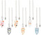 DICOSMETIC 6 Styles Ceiling Fan Extenders Resin Cat Pull String Extension Colorful Cat Chain Pendant with Connector for Fan Wall Lamp Home Decor