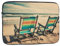 Sedie da spiaggia Stampa Custodia per laptop 12 pollici Custodia protettiva antiurto per notebook Custodia per laptop resistente all'acqua