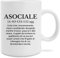 Hole Gadget Tazze Divertenti, Tazza Mug con Idee Regalo Divertente e Originali da Colazione o da The, Regali Simpatici per Sorella, Mamma, San Valentino, Uomo, Donna (Asociale)