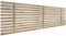 DHOME Recycled Holz Kopfteil MDF Japanischer Stil Paletten Bed Paletten Beschläge inklusive (160cm, Eiche)