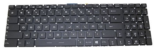 RTDPART Ordinateur Portable avec Clavier rétro-éclairé pour MSI Bravo 17 A4DDR MS-17FK français FR Noir sans Cadre Nouveau