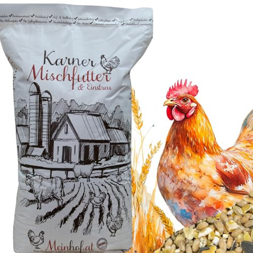 Karner Bio Geflügelkörnermix, 100% Bio & GVO-frei vom Bio-Hühnerhof (25 kg)
