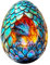 Blumuze Holzpuzzle Erwachsene, Drachenwiedergeburt Holz Puzzle, Drache Holzpuzzle Einzigartige Tierform Puzzleteile,Puzzles aus Tierteilen, Puzzle Holz Erwachsene mit Holzbox 90 Stück(S-23.6*17.4cm)