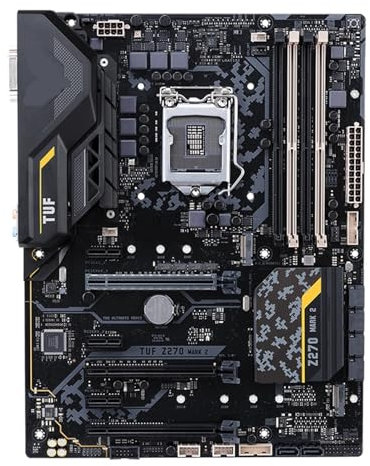 HYUIND Carte mère Fit for ASUS TUF Z270 Mark 2 LGA1151 DDR4 HDMI DVI M.2 USB 3.1 Z270 ATX