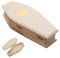 Baignoire Pour Bébé - Mini-s Meubles De Maison | Siège De Baignade Swan Swan Pour Pour La Piscine | Modèle De Cercueil En Bois Non Traité | Baignoire De Douche De Siège De Siège De Bain