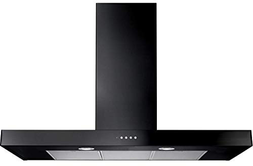 Rangemaster 100cm Slimline Chimney Hood - Black