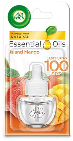 Air Wick Air Freshener, Electrical Plug-In, Island Mango, 19 ml Refill