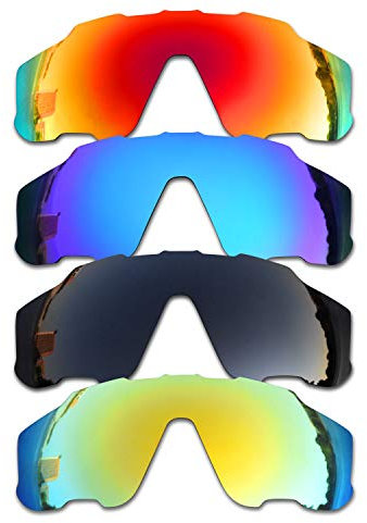 SOODASE Para Oakley Jawbreaker Gafas de sol Rojo/Azul/Negro/Dorado Lentes de repuesto polarizadas