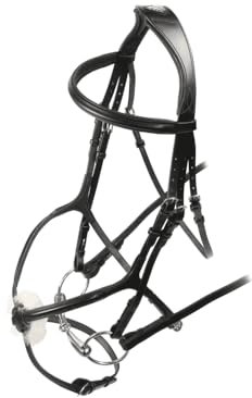 Shires Velociti Grackle Trensen: Schwarz: Voll