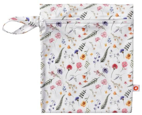 XKKO - wasserabweisende Nasstasche - Wetbag mit Schlaufe - Gr. S Farbe Sommerwiese