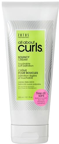 ALL ABOUT CURLS Hüpfcreme, für lockiges Haarstyling, spendet Feuchtigkeit, definiert und verbessert die Textur, reduziert Kräuseln und steigert den Glanz, weiche Definition, vegan und
