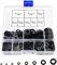 YIXISI 600 Piezas Nylon Negro Arandela, Kit de Surtido Arandelas Planas de Nailon de Plastico, Spaciadores M2 M2.5 M3 M4 M5 M6 M8 M10 para ​Mecánicas