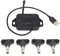 erisin USB TPMS Tool Module Module de pression des pneus 4 capteurs internes pour Android 10/11/12 Car Stereo