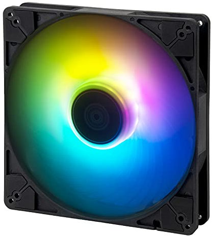 SilverStone Technology Air Penetrator 184i ARGB High Performance 180mm air Channeling Computer Fan with ARGB Lighting Effects, SST-AP184i-ARGB