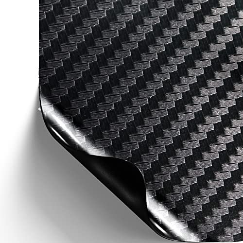SA ROCA® 26,18€/m² Auto-Folie 6D Carbon glänzend I Carbon-Folie Auto außen & Innenraum I Car-Wrapping-Folie mit Lufkanälen für blasenfreie Folierung I Schutzfolie Carbon glanz (6D Carbon, 200 x 152cm)