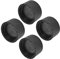 Fdit 4pcs / Set Kunststoff-Ablasskappe und Dichtungsersatz für Schwimmbad-Sandfilter-Tank-Zubehör