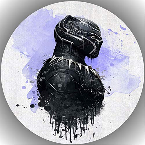Premium Esspapier Oblate Tortenbild, Essbares Foto für Torten, Tortenaufleger Ø 20cm Black Panther T2