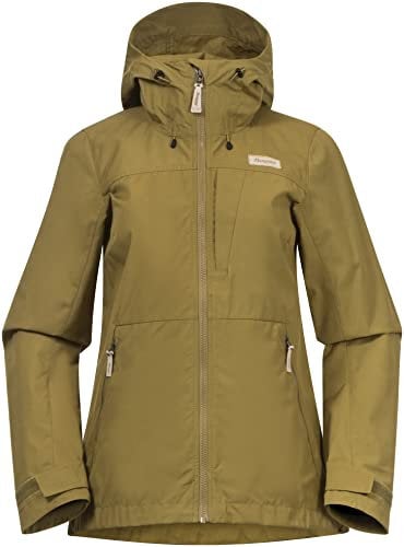 Bergans Nordmarka Leaf Light Wind Jacket Women - Olive Green - S