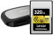 Lexar Professional 320GB CFexpress Type A Card Gold Series + Type A/SD USB 3.2 Gen 2 Reader, Card Up to 900MB/s Read, Cinema-Quality 8K Video, Rated VPG 400 (LCAGOLD320G-RNRNG)