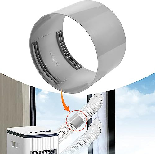 Abluftschlauch Klimagerät 150mm Adapter, Klimaanlage Abluftschlauch Schlauch Adapter Fenster, Klimaanlage Schlauch Adapter Bluftschlauch Verbindungsstück Tragbarer Auspuffschlauch Adopter