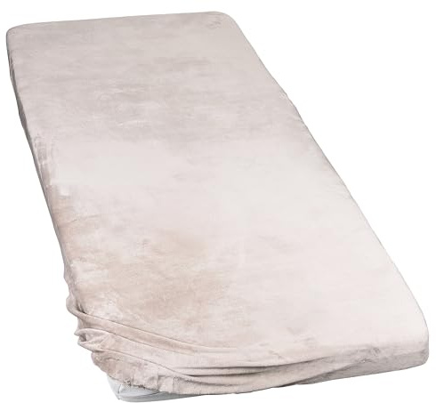 Moon Spannbettlaken Cashmere Touch, Spannbetttuch ca. 100x200 cm mit super weicher Oberfläche - Natur