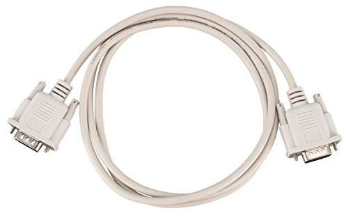 Beausoleil 1,4 m RS232 DB9 9-poliger Stecker auf Video, VGA-Kabel, Adapter, männlich, 15-polig, Hellgrau