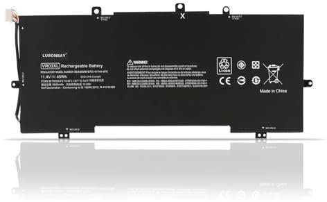 LUSONBAY VR03XL laptop battery Replacement for HP Pavilion 13-D ENVY 13 13-D046TU 13-D025TU 13-D024TU 13-D051TU 13-D056TU LHSTNN-IB7E TPN-C120 11.4V 45WH