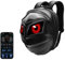 LED Sac à dos de moto chevalier noir Sacs à dos cool pour ordinateur portable pour hommes femmes Sac de casque intelligent avec écran couleur pixel programmable, Noir , big