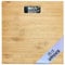 PUREFIT Digital Bathroom Scale for Measuring Body Weight - Bamboo Style Ultra Slim, High Precision, Smart Scale with LED Display - Weighing Scale with Battery Included LB/KG/ST Max Weight 180KG