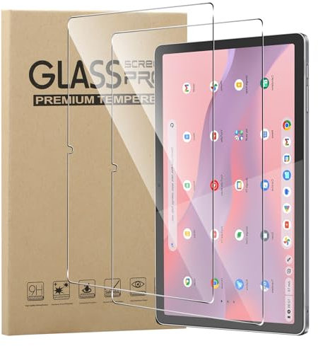 MEMELOKA Schutzfolie für Lenovo Chromebook IdeaPad Duet 3 10.95 Zoll, 2 Stück [Hohe Empfindlichkeit][Anti-Bläschen][Anti-Fingerabdruck] 9H Härte Anti-Kratzen Gehärtetes Glas Displayschutz