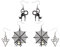 SOIMISS 3 Paar -spinne-ohrring-sets Ungewöhnliche Halloween-ohrstecker Dekorative Ohrhaken