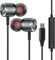 USB C Headphones for i-Phone 16/15, Type C In-Ear Wired Headphones with Mic and Volume Control, HiFi Stereo Customisable Fit USB C Earphones for Samsung Galaxy S24/S23/S22/21 - Black