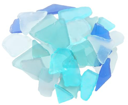 Dmnnlp Verre de mer dépoli de 400 g, 425,2 g - Verre de mer givré - Remplissage de vase, verre de mer pour loisirs créatifs, plage, fête de mariage, décoration d'intérieur et d'aquarium